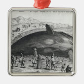 Dode walvis metalen ornament (Voorkant)