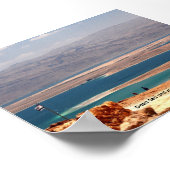 Dode Zee en Jordanië van Masada, ... Poster (Hoek)