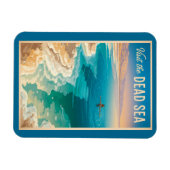 Dode Zee Illustratie Reis Kunst Vintage Magneet (Horizontaal)