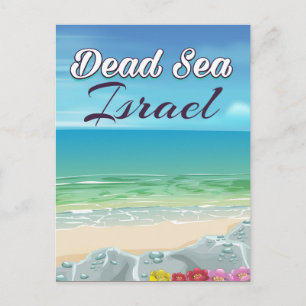 Dode Zee Israël reisposter Briefkaart