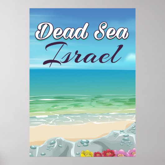 Dode Zee Israël reisposter Poster (Voorkant)