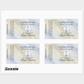 Dode Zee Klei / Zeep Zelfgemaakte Handgemaakte Zee Rechthoekige Sticker (Vel)