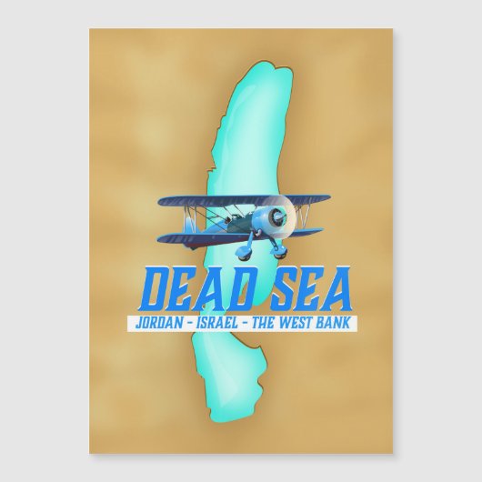 Dode Zee Reisposter (Voorkant)
