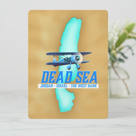 Dode Zee Reisposter (Staand voorkant)