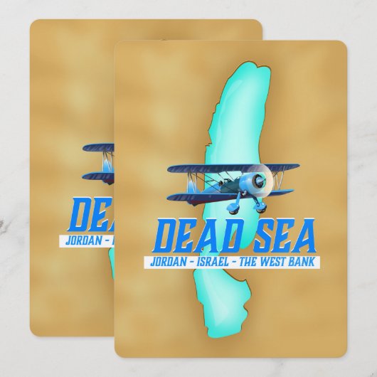 Dode Zee Reisposter (Voorkant / Achterkant)