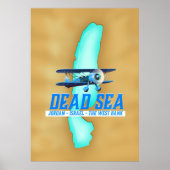 Dode Zee Reisposter Poster (Voorkant)