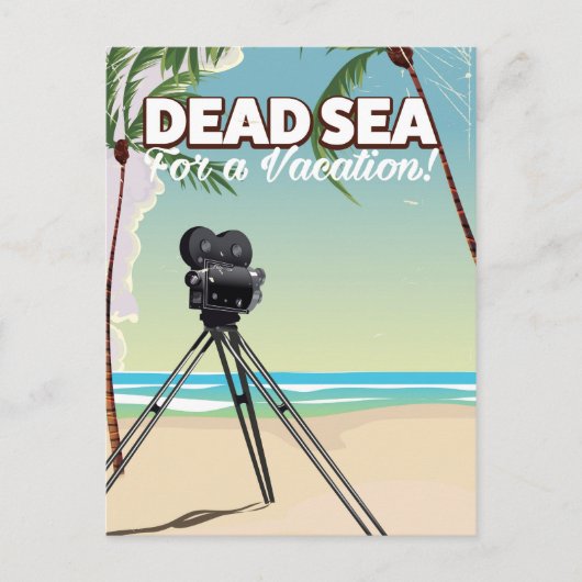 Dode Zee voor een vakantie! Reisposter Briefkaart (Voorkant)