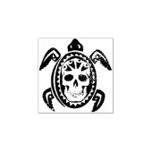 Dode Zeeen schildpad Rubberstempel (Afrduk)