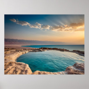 Dode Zeelandschap Israël Poster