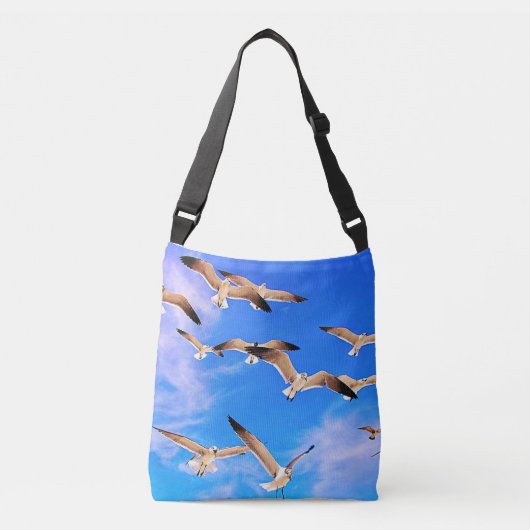 Dode Zeemeeuw Crossbody Tas (Voorkant)