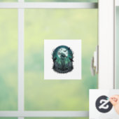 Dode Zombie Hand Skelet Sleutel Grafsteen Ravens H Raamsticker (Huis)