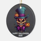 Dode zombie hoge hoed ornament (Links)
