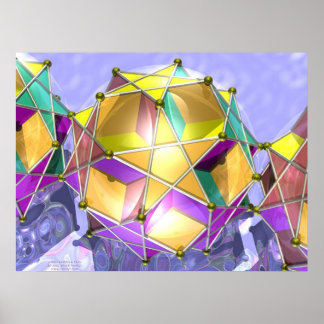 Dodecadodeca Trio door Bruce Rawles Poster