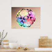 Dodecahedral Bubble Poster (Keuken)