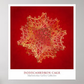 Dodecahedron Cage Poster (Voorkant)