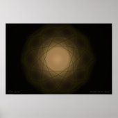 Dodecahedron Dimensional Singularity Poster (Voorkant)