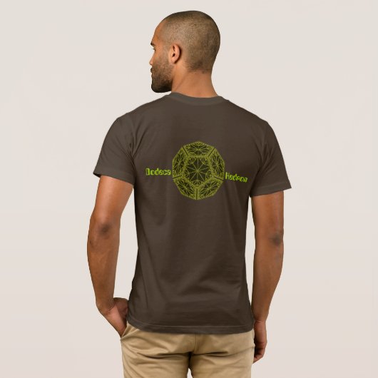 Dodecahedron T-shirt (Achterkant volledig)