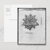 Dodecahedron, uit "De Divina Proportione" Briefkaart (Voorkant / Achterkant)