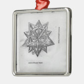 Dodecahedron, uit "De Divina Proportione" Metalen Ornament (Links)