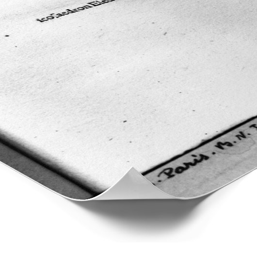 Dodecahedron, uit "De Divina Proportione" Poster (Hoek)