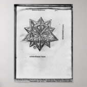 Dodecahedron, uit "De Divina Proportione" Poster (Voorkant)