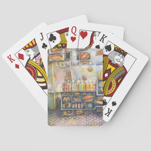 Dodelijk dicht bij plezier pokerkaarten (Achterkant)