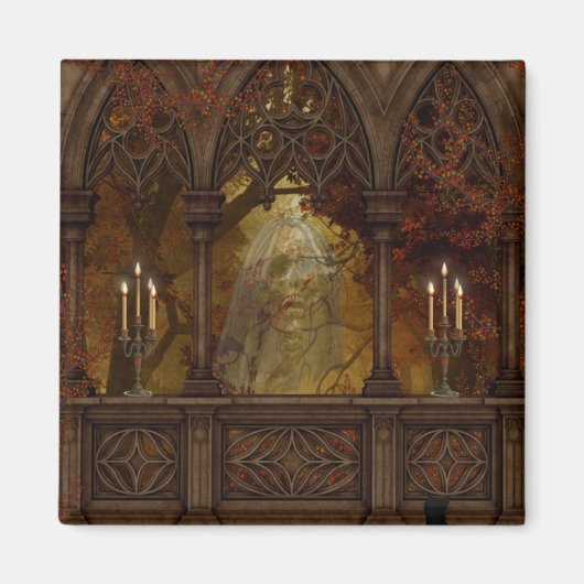 Dodelijk figuur Halloween magneet (Voorkant)