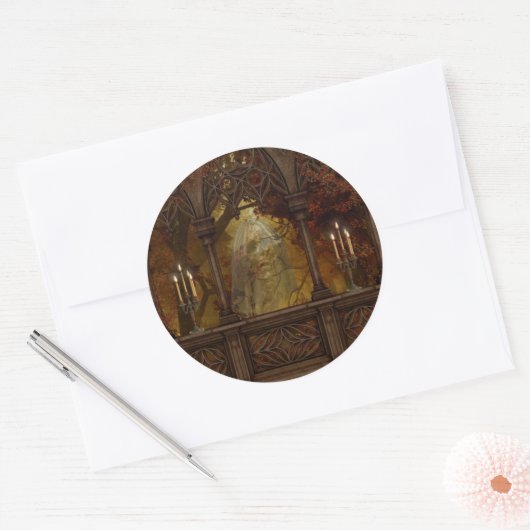 Dodelijk figuur Halloween Stickers (Envelop)