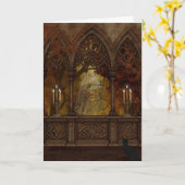 Dodelijk figuur Halloween Wenskaart Kaart (Gele Bloem)