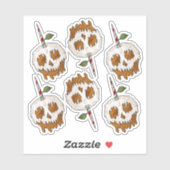 Dodelijk gezoet karamel Apple Skull Sticker Set (Vel)
