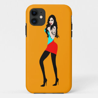 ♔ ♥°·Dodelijk Heet Vampier Meisje iPhone 5 Hoesje· iPhone 11 Hoesje
