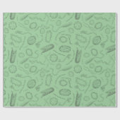 Dodelijk ontwerp cadeaupapier (Vlak)