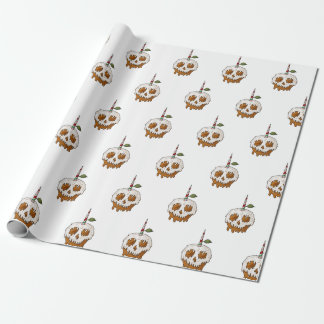 Dodelijk Sweet Caramel Apple Skull Cadeaupapier