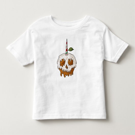 Dodelijk Sweet Caramel Apple Skull Kinder Shirts (Voorkant)