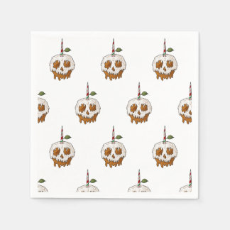Dodelijk Sweet Caramel Apple Skull Servet