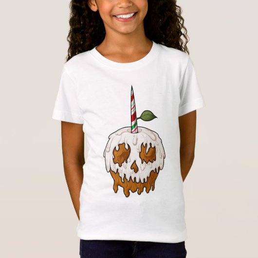 Dodelijk Sweet Caramel Apple Skull T-shirt (Voorkant)