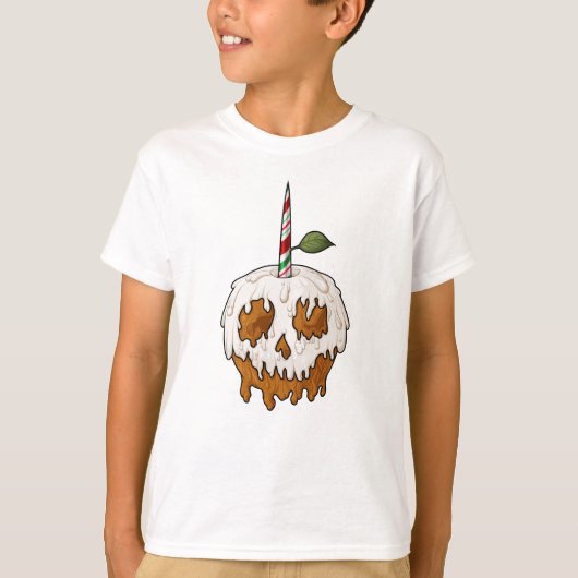 Dodelijk Sweet Caramel Apple Skull T-shirt (Voorkant)