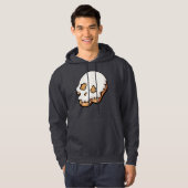 Dodelijk zoete schedel donut hoodie (Voorkant volledig)