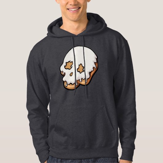 Dodelijk zoete schedel donut hoodie (Voorkant)