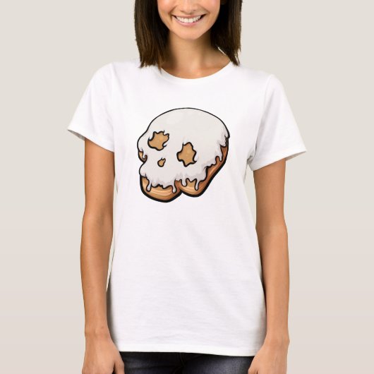 Dodelijk zoete schedel donut t-shirt (Voorkant)