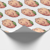 Dodelijk zoete schedelperzik cadeaupapier (Hoek)