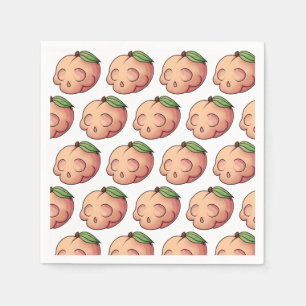 Dodelijk zoete schedelperzik servet