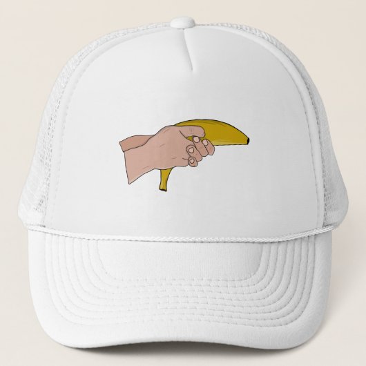 Dodelijke banaan trucker pet (Voorkant)