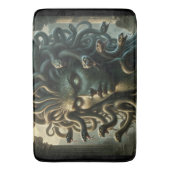 Dodelijke blik Medusa Slangenkop Badmat (Voorkant Verticaal)