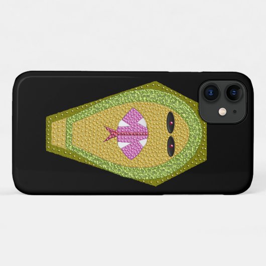 Dodelijke Egyptische Cobra iPhone 3 Case (Achterkant (horizontaal))