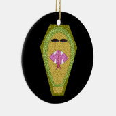 Dodelijke Egyptische kobra - Aangepaste verjaardag Keramisch Ornament (Rechts)