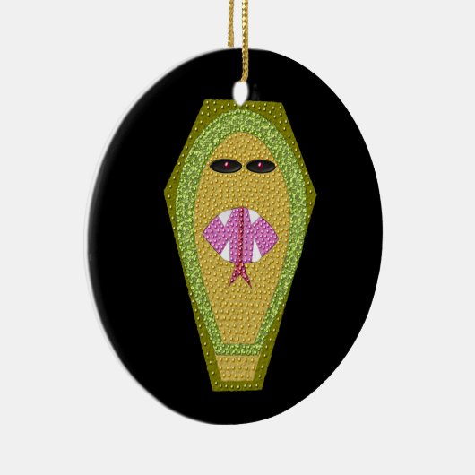 Dodelijke Egyptische kobra - Aangepaste verjaardag Keramisch Ornament (Rechts)