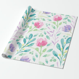 Dodelijke flora in Waterverf Cadeaupapier