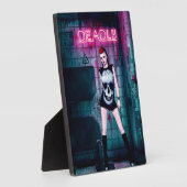 Dodelijke Gothic Meisje Fotoplaat (Zijkant)