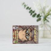 DODELIJKE GRAFISCHE STUDIO.COM JACK JOYA-KAART VISITEKAARTJE (Staand voorkant)